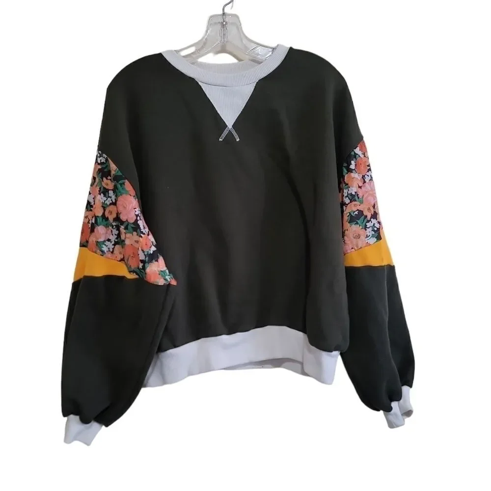 ZARA Women's Green Oversized Sweater  Sz Small